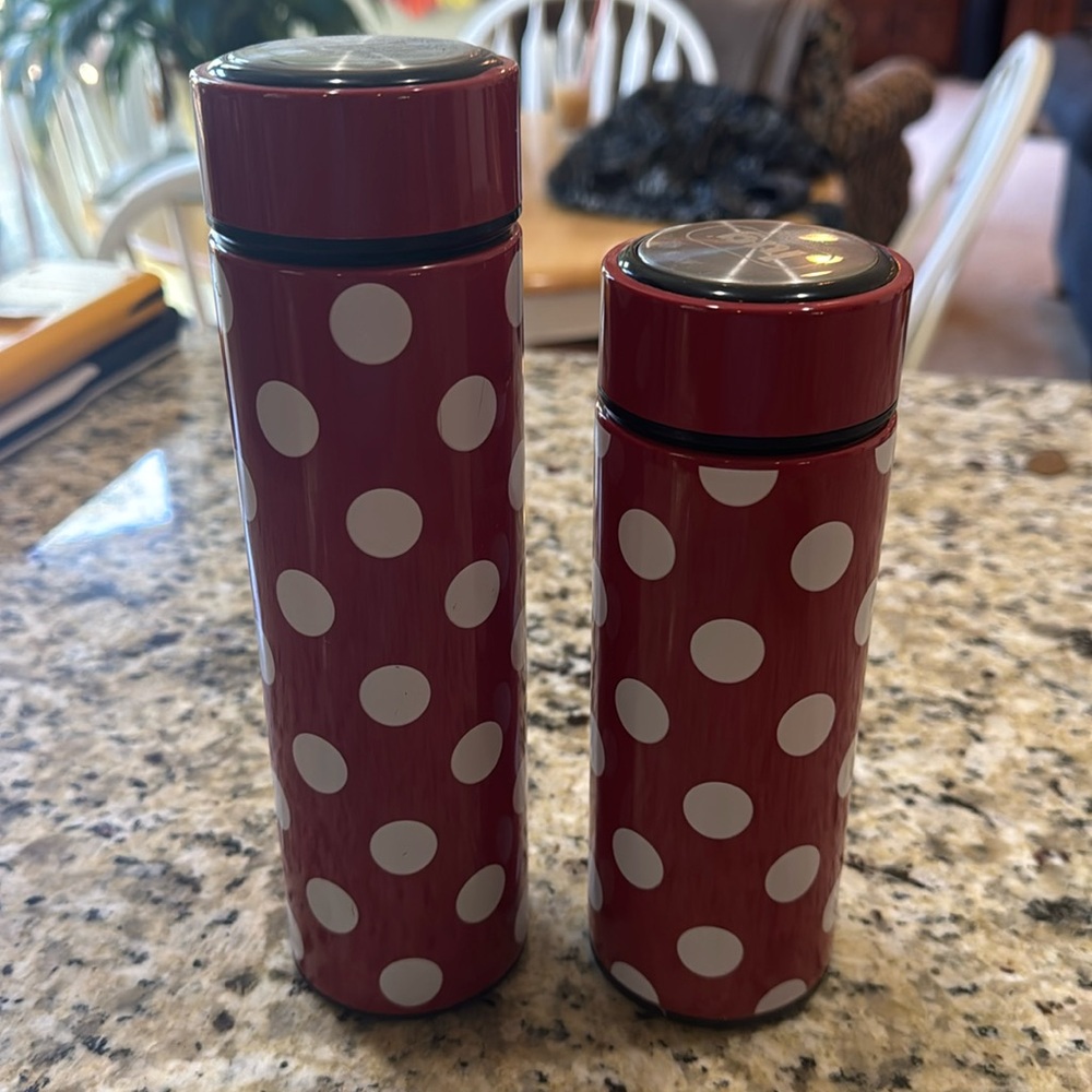 Lug Stainless vacuum bottle set - polka dot